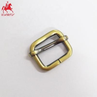 China Fashionable Accessories Metal Bags Adjustable Slider Buckle , Adjustable Metal Bag Pin Buckle for sale