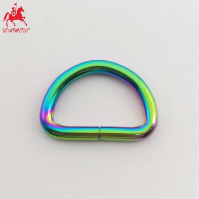 China Handbag ; Baggage; Sotck exchange ; Wallet ; Manufacturer Hot Selling China Hardware Colorful Metal D Ring For Pet Collar Or Backpack Clutch Etc. for sale