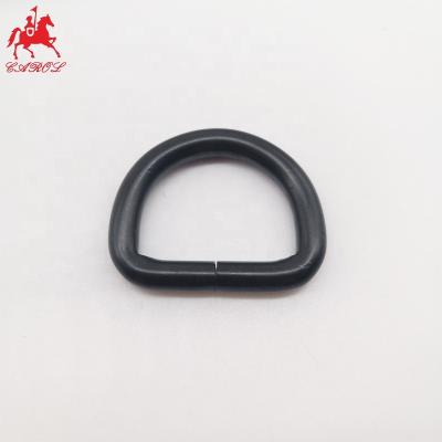 China Handbag ; Baggage; Sotck exchange ; Wallet ; Custom Matted Clutch Etc Color Black Metal around wire iron D Ring Loop Buckle For Bag backpack for sale