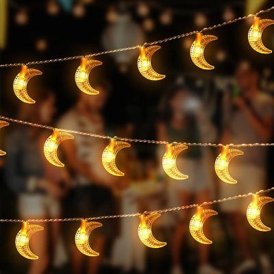 China Eid al Fitr LED light string for Eid al Fitr Muslim star moon light string for sale