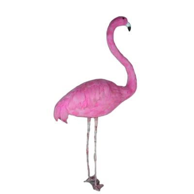 China Artificial flamingo the idyllic wedding photography ornaments props flamingo window decoration simulation feather for sale