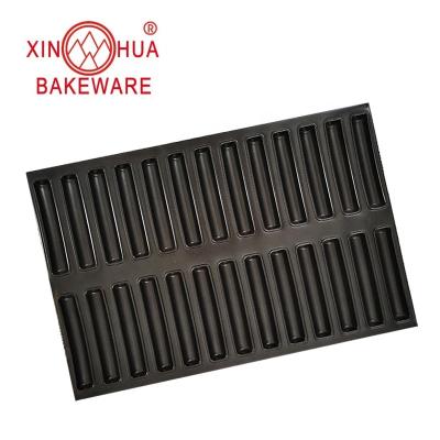 China New Product 26 Multi-Link Non-Viable Cake Tray Stick Finger Cake Baking Mold for sale