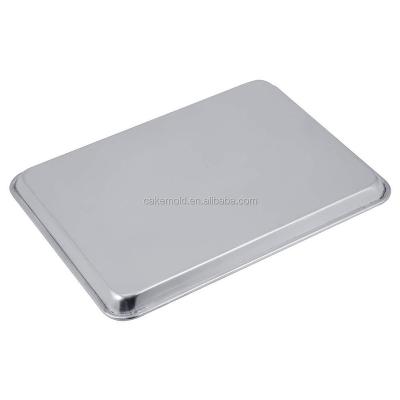 China Sustainable High Quality Flat Stainless Steel Mold Tray With Silicone Coating Non Stick Bakeware for sale