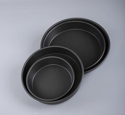 China Alu-Steel Food Product Bakery Round Non-Stick Pan Sustainable Pizza Pan/Tray Baking Tray for sale