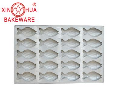 China Sustainable industrial use non sustainable industrial use stick liner cake pan mold fish-shapped aluminum pan for sale