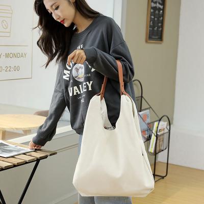 China HZAILU Wholesale Custom Fashion Women's Best Selling Tote Bag Cotton Canvas Large Handbag for sale