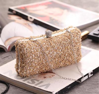 China Hot sale dinner bag handbag clutch bag hand for party diamante supplier for sale