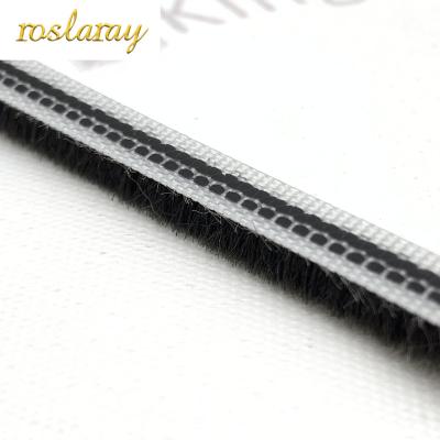 China High End Quality Waterproof And Windproof Wool Weather Door Strip For Door And Window Silicified Weatherstrip for sale