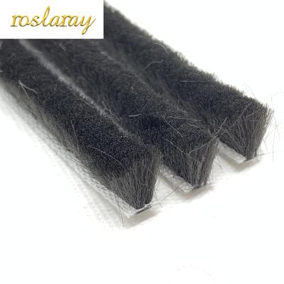 China Door Factory Wholesale High Quality Variety Size Wool Pile For Door Window And Wardrobe Silicified Weatherstrip for sale