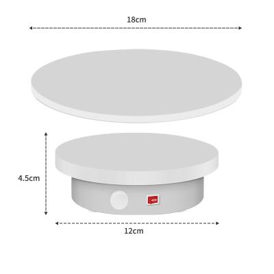 China ABS 2 lids 180cm/7.1inch 12cm/4.7inch Load Bearing 5-10kg speed and Direction controllable Factory Outlets Electric Turntable for sale