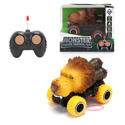 China Hot 1:43 Auto Return Radio Control Toys Monster Truck 2022 New Mini RC Dino Battery Operated Mini RC Cars For Sale for sale