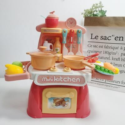 China Hot Selling Lightweight And Healthy Luxury Mini Kitchen Toys Real Cooking Set For Girls And Children for sale