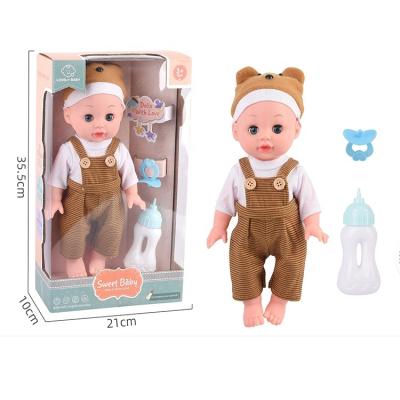 China 2022 New Interactive Toys for Girls Drinks and Wet Vinyl Baby Dolls with Bottle and Pacifier for sale