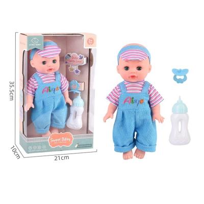 China 2022 New Interactive Toys for Kids Drinking and Pee Baby Dolls With Bottle and Pacifier for sale