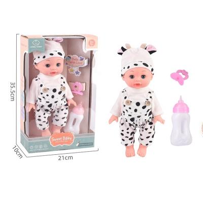 China Interactive Kids Toys 2022 New Arrivals Drinks And Wet Vinyl Baby Dolls With Bottle And Pacifier for sale