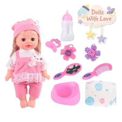 China 2022 Interactive Hot Sale Toys&Gifts Girls Pretend Play Toys Vinyl Baby - Doll Toys For Baby 2 Year Old for sale