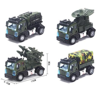 China Pull Back New Factory 2022 Wholesale Children Pull Back Vehicle Toys 1:32 Mini Military Toy Vehicles Model Car for sale