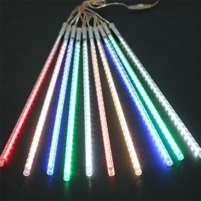 China Rain 50cm Waterproof Meteor Shower 10 Tube Holiday Meteor Shower Rain LED String Lights for Gardens Christmas Party Decor Indoor Outdoor Tree for sale