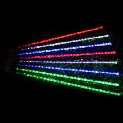 China Meteor Shower 50cm 8 Tube Meteor Shower Lights Waterproof Fall String Snow Icicle Lights Waterfall Christmas Lights For Holiday PartyDecorat for sale