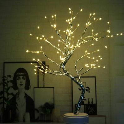 China Wholesale Led Tree Shape Mini Tree Led Night Light Christmas Light for sale