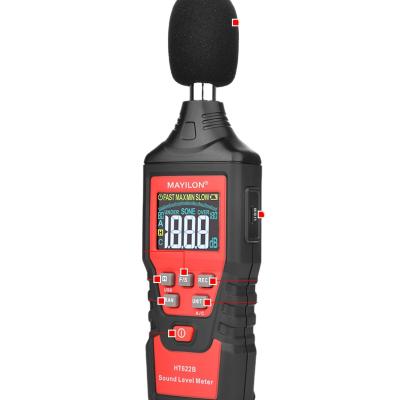 China MAYILON HT622B Factory Direct Sales Digital Sound Level Meter Frequency Response 30Hz-8KHz HT622B for sale