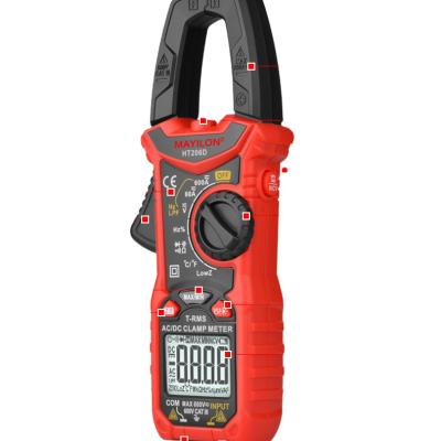 China MAYILON HT206D AC Digital DC Clamp Meter Multimeter with True RMS Capacitance NCV High Accuracy Ohm Hz Clamp Tester Clamp Meter HT206D for sale