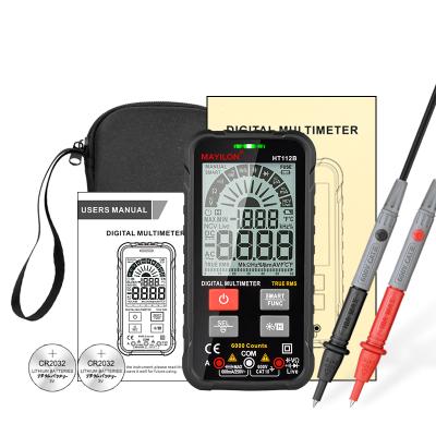 China Auto Range Recognition 2000 Counts MAYILON HT112A Test Tool Smart Digital Professional Electrical Multimeter HT112A Small Size for sale