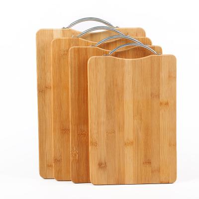 China Sustainable Bamboo Chopper Household Safety And Environmental Complete Flat Pressing Fruit And Vegetable Cutting Board for sale