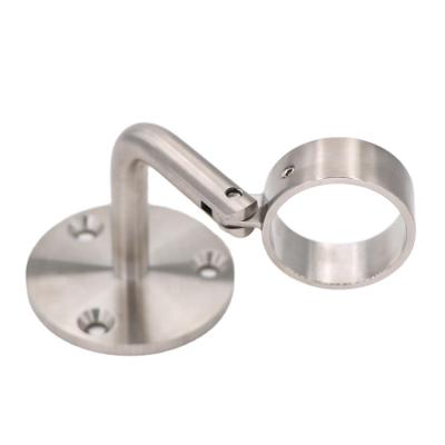 China Contemporary Cheap Price Bracket Round Pipe Railing Bracket Stainless Steel Railing Bracket for sale