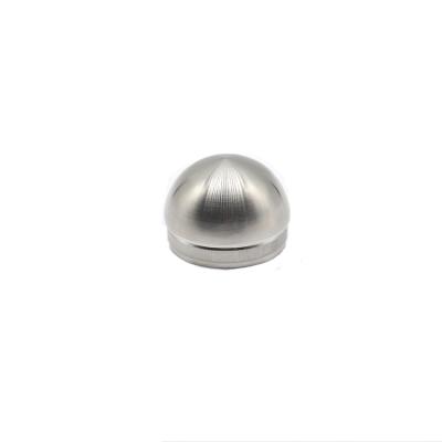 China Railing Decoration Stainless Steel Indoor/Outdoor Wholesale Round End Cap Cover For Fencing Balustrade for sale