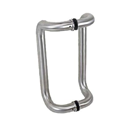 China Wholesale Modern Shower Meeting Room Double Room Interior Stainless Steel Interior Exterior Glass Door Handle for sale