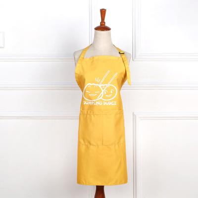 China Casual Children's Apron Drawing Kids Class Apron Yellow Kids Apron For Painting for sale