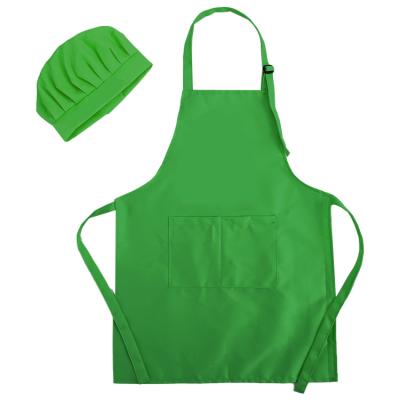 China White Custom Made Drinks/Food Polyester Panty Toddler Baby Toddler Cloth Apron and Chef Hats Shirt for sale