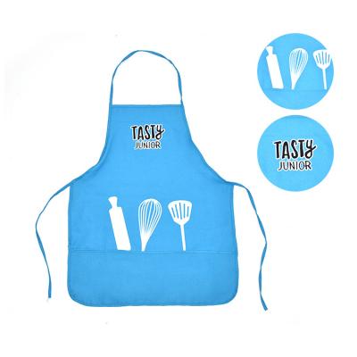 China Drink/Food Kids Painting Apron Waterproof Art Apron Kids Apron For Student Art for sale