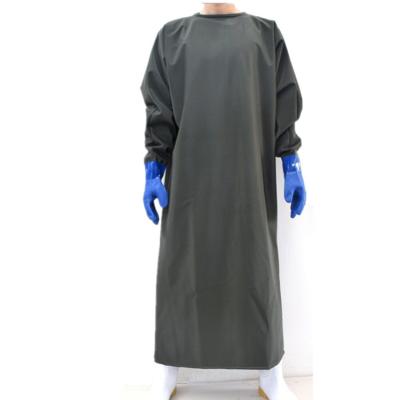 China Wholesale Food Industry PVC Apron Cleaning Chemical Waterproof Overclothes With Sleeves for sale