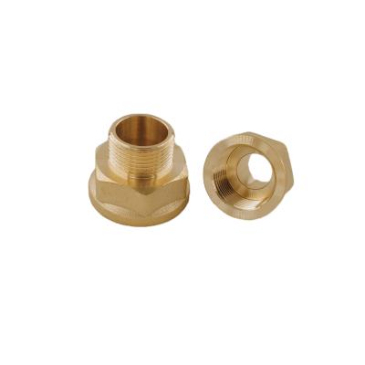 China DIN 259 Male Thread 1 Inch Brass Pipe Fittings with Hexagon Head for sale