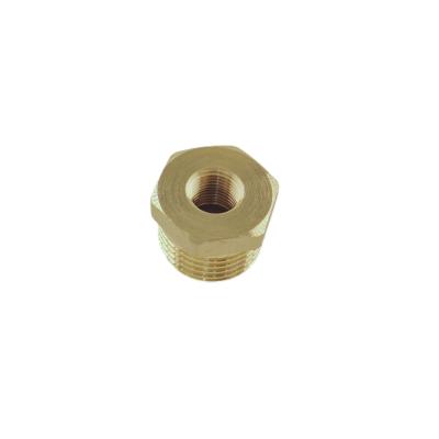 China High Performance Male X Female Thread Straight Brass Bushings Pipe Fittings for sale