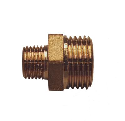 China Brass Reducing Male X Male Thread Fitting 16 Bar for sale