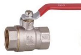 China Chromed Brass 3/4 Inch F/F Ball Valve Max 16 Bar for sale