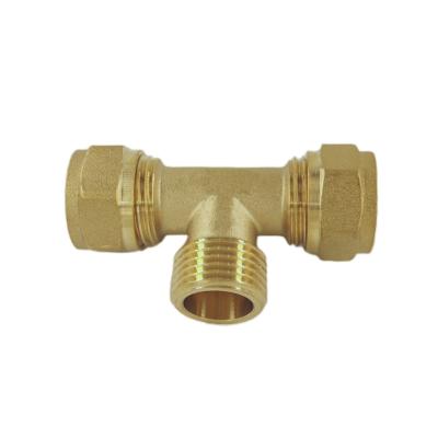 Chine Industry Function 16mm Compression Tee Fittings For Temperature Range -20°C To 120°C à vendre