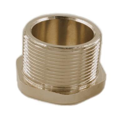 Chine Chromed 3/4 inch Male Thread Hexagon Brass Plugs à vendre