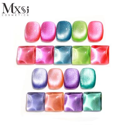 China Cat Eye Gel Polish Long Lasting Fluorescent Snow Cat Eye Gel Ice Jelly Nail Polish Super Shiny Private Label for sale