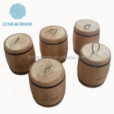 China Unfinished Wood Barrel, Wood Tea Barrel, Wood Coffee Barrel for sale