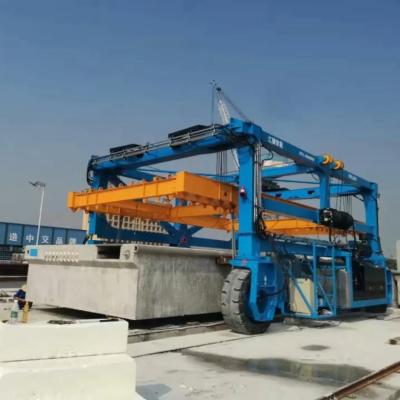 China Blaue Fracht-bewegliche Bock-Crane For Precast Concrete Constructions-Produkte zu verkaufen