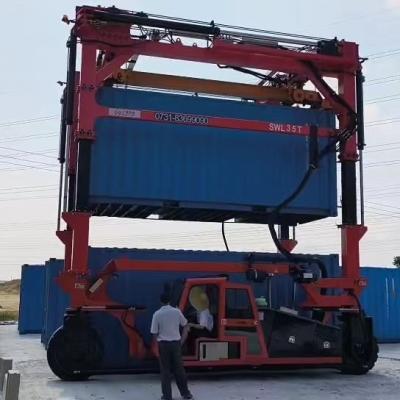 China 80T spreizen Fördermaschinen-LKW-Hochleistungsfahrzeug für die Port-/Yards auf Lager Behälter anhebend zu verkaufen