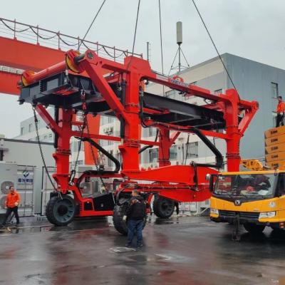 China Hydraulisch spreizen Sie Fördermaschinen-LKW-Bock Crane With Battery Power zu verkaufen