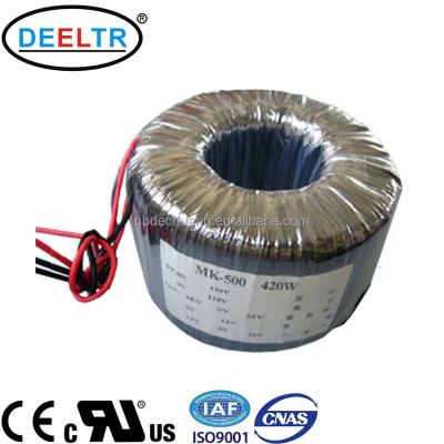 China Toroidal machine transformer 120V 230V 12V 36V 100VA 200VA 300VA 500VA for sale