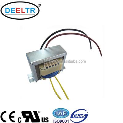 China Home Electrical Appliances Low Frequency Transformer 12v 220v 15va 57 E-I Step Up Power Transformer for sale