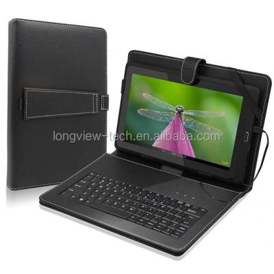 China China Cheap 10 Inch Universal General Keyboard USB Micro Keyboard and Leather Case for 10 Inch Tablet PC for sale