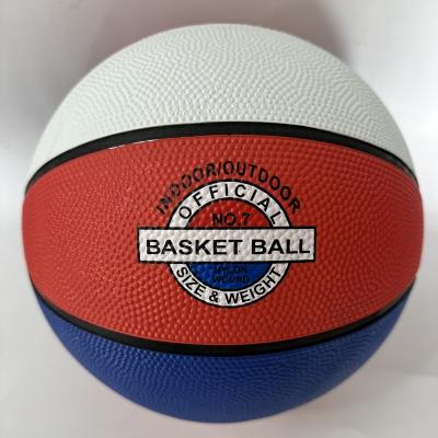 China Original Indoor Outdoor Classic Basketball Custom High Quality Rubber Stocked Rubber Ball for sale